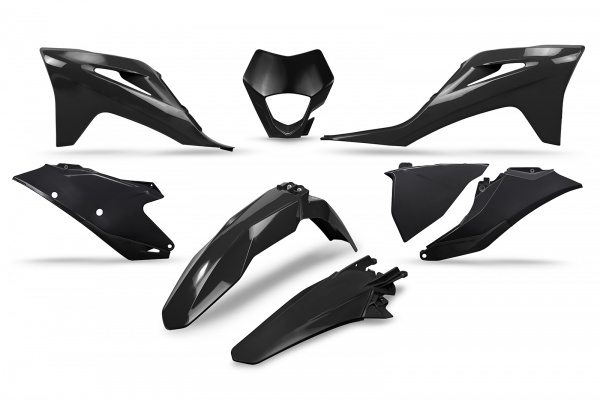 Plastic Kit black for Gas Gas EC 250 (2021-23) - EC 300 (2021-23) - EC 250F (2021-23) - EC 350F (2021-23)